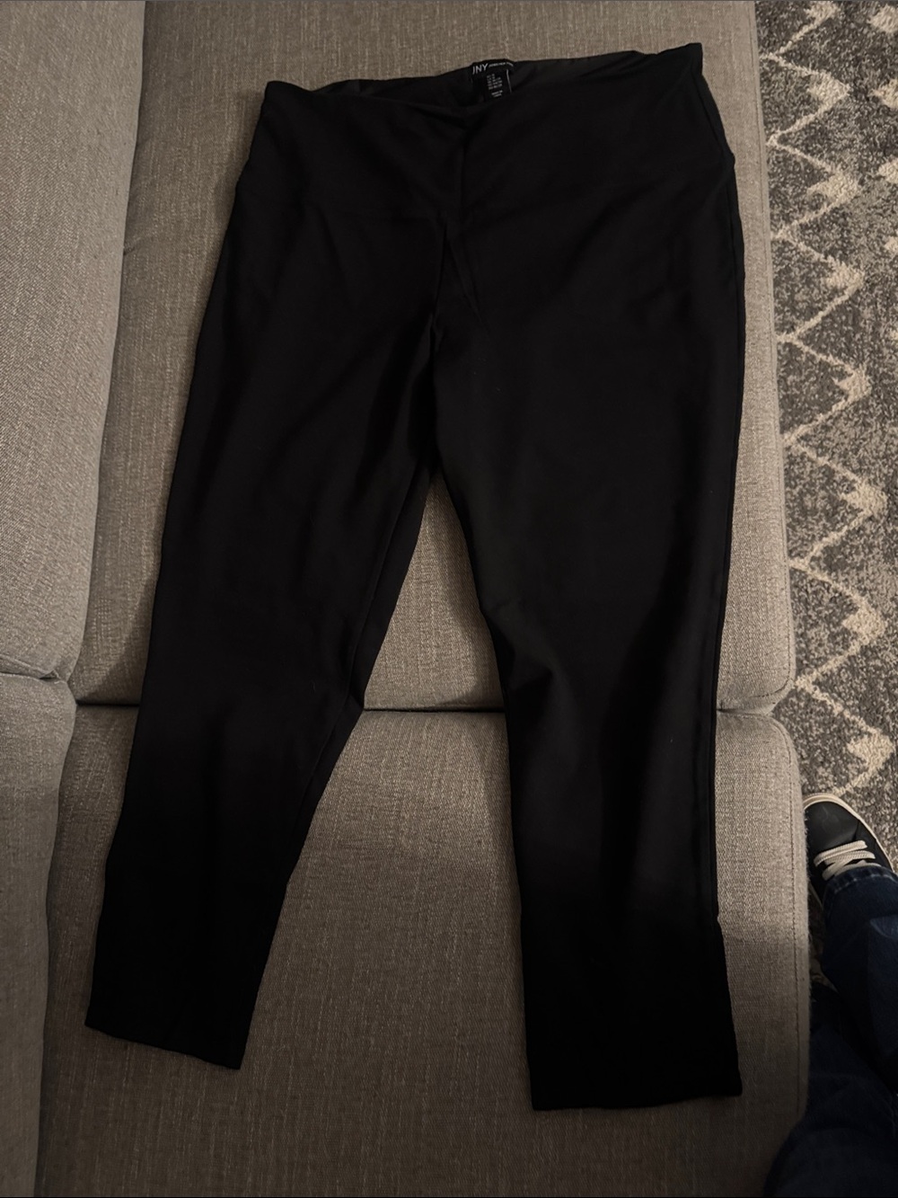 Jones New York Black Ponte Pull-On Pants